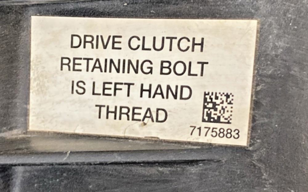 Genuine Polaris 7175883 Clutch, Cover, Outer