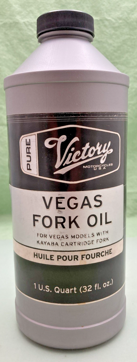 NEW GENUINE VICTORY MOTORCYCLE 2874568 VEGAS FORK OIL, HUILE POUR FOURCHE 1QT
