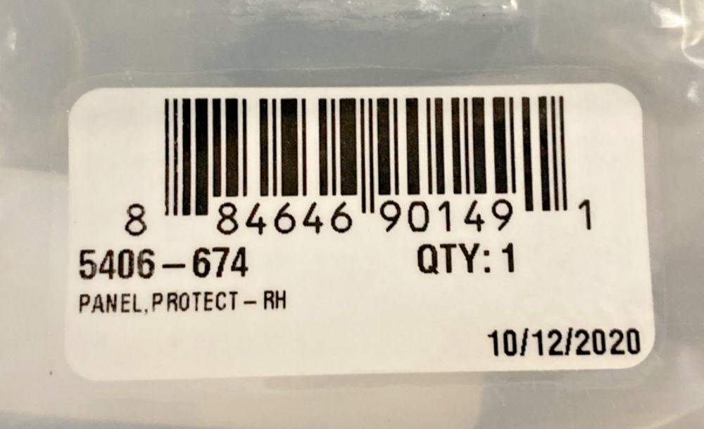 NEW GENUINE TEXTRON 5406-674 OFF ROAD PANEL,PROTECT-RH, ARCTIC CAT
