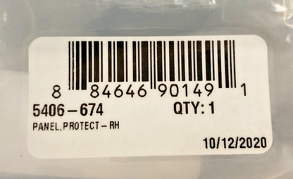 NEW GENUINE TEXTRON 5406-674 OFF ROAD PANEL,PROTECT-RH, ARCTIC CAT