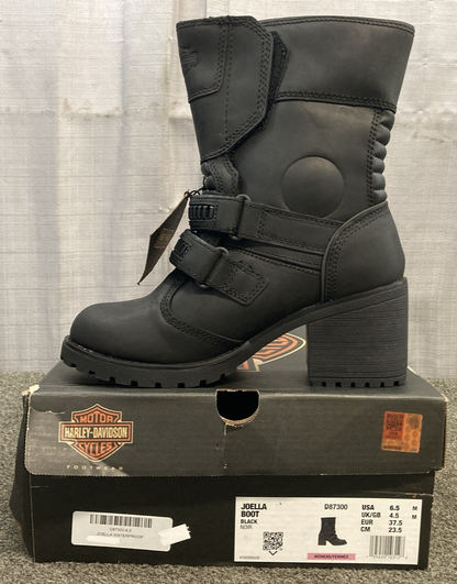 NEW GENUINE HARLEY DAVIDSON D87300 SIZE 6.5 WOMEN'S Joella 6.75-Inch Black