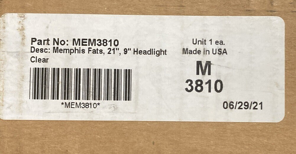 NEW GENUINE MEMPHIS SHADES MEM3810 21in. Memphis Fats Windshield 9in. Cutout