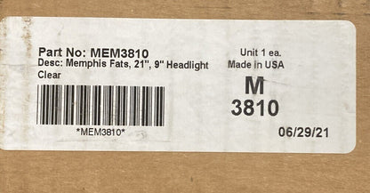 NEW GENUINE MEMPHIS SHADES MEM3810 21in. Memphis Fats Windshield 9in. Cutout