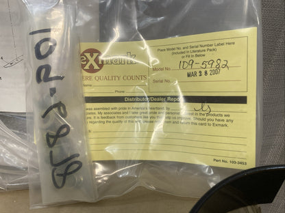 New Genuine Exmark 109-5982 ASM MULCH KIT