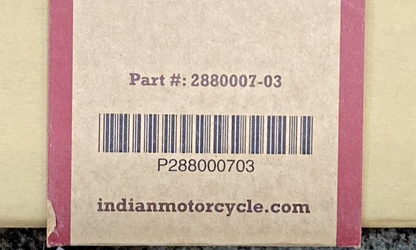 New Genuine Indian 2880007-03 Heritage Leather Floorboard Trim