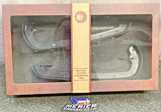 New Genuine Indian 2880007-03 Heritage Leather Floorboard Trim