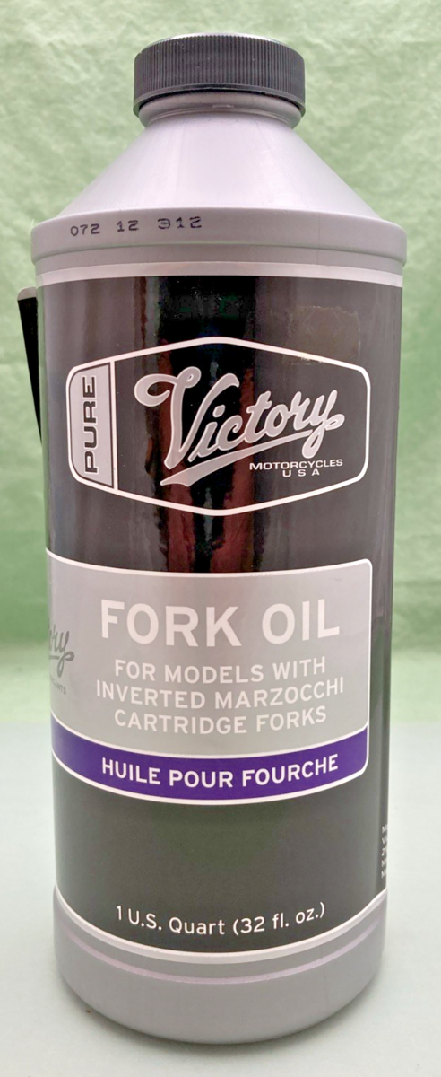 NEW GENUINE VICTORY MOTORCYCLE 2874828 FORK OIL, HUILE POUR FOURCHE, 1QT (32 FL)