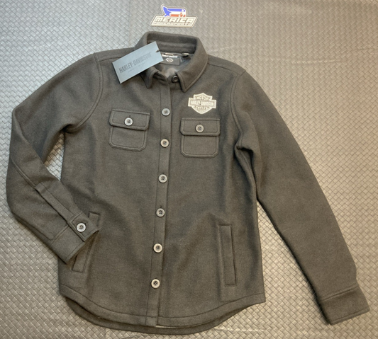 NEW GENUINE HARLEY DAVIDSON 96275-24VW WOMEN'S S Shadow Black Jacket/Shirt