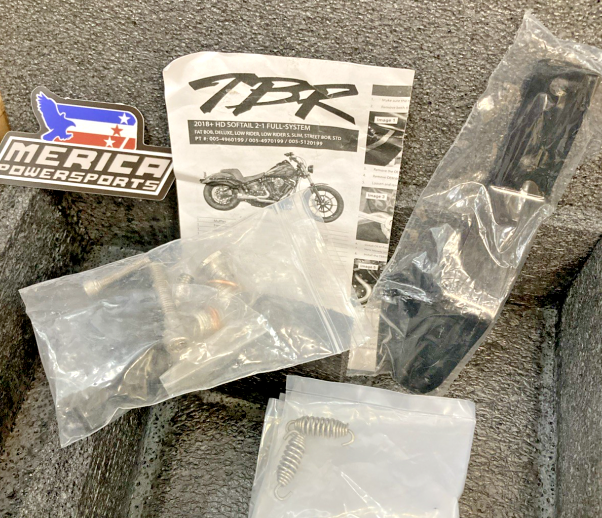 NEW GENUINE TWO BROTHERS RACING 005-4970199 GEN II MEGAPHONE 2-INTO-1 EXHAUST