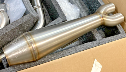 NEW GENUINE TWO BROTHERS RACING 005-4970199 GEN II MEGAPHONE 2-INTO-1 EXHAUST