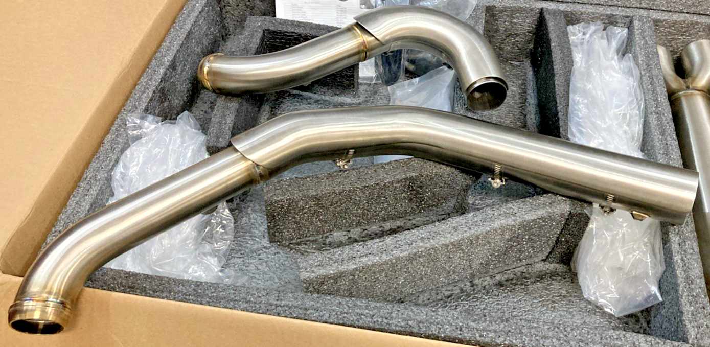 NEW GENUINE TWO BROTHERS RACING 005-4970199 GEN II MEGAPHONE 2-INTO-1 EXHAUST