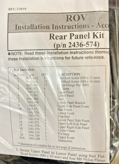 NEW GENUINE ARCTIC CAT 2436-968 KIT, TRAIL-MID SXS