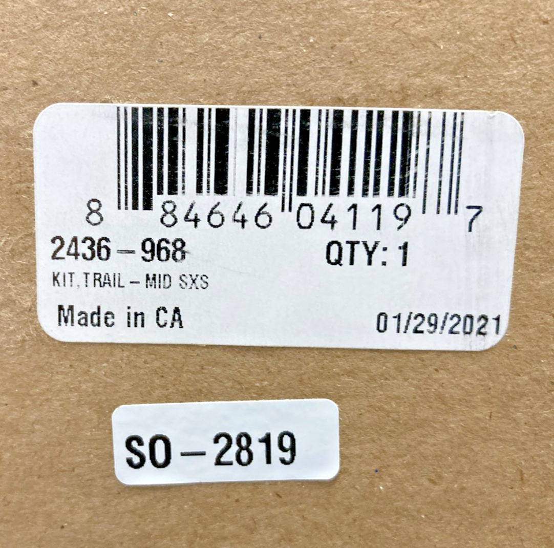 NEW GENUINE ARCTIC CAT 2436-968 KIT, TRAIL-MID SXS