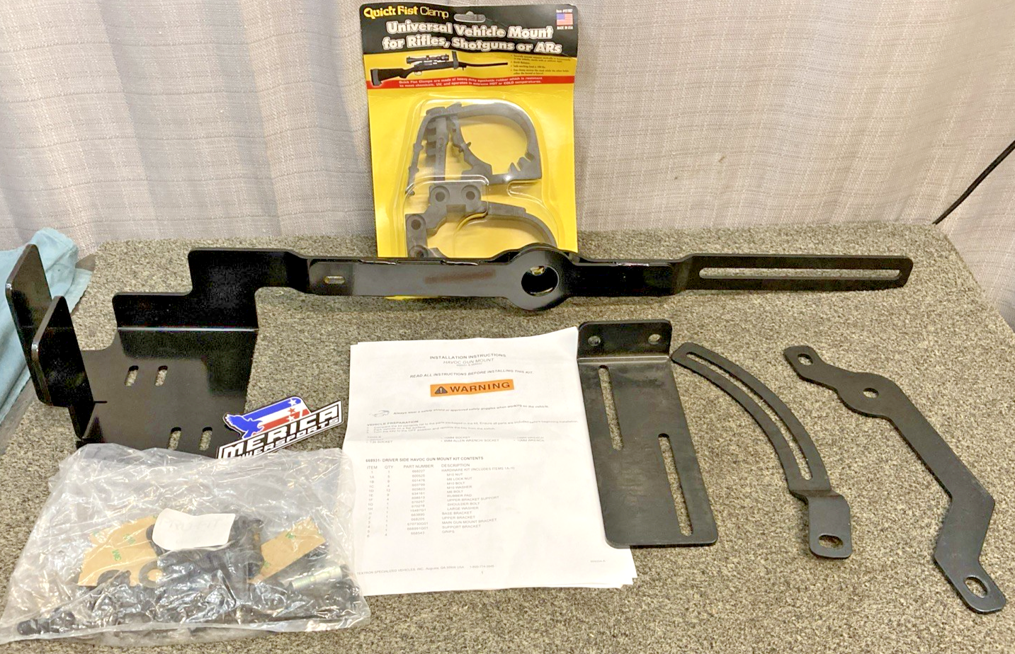 NEW GENUINE ARCTIC CAT 668931 Driver Side Gun Mount - 2018-2020 Havoc