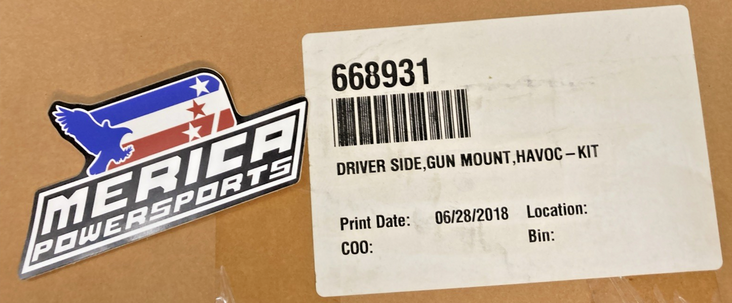 NEW GENUINE ARCTIC CAT 668931 Driver Side Gun Mount - 2018-2020 Havoc