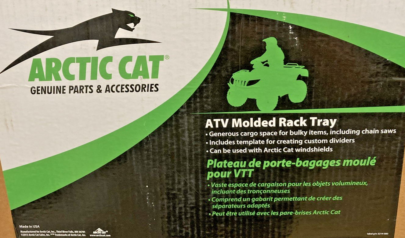 NEW GENUINE ARCTIC CAT 1436-906 Front Rack Speed Rack Molded Tray '05-'20