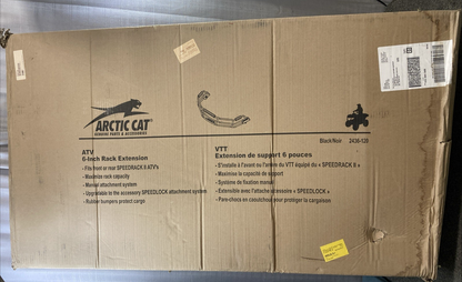NEW GENUINE ARCTIC CAT 2436-120 6-INCH RACK EXTENTION, FRONT OR REAR
