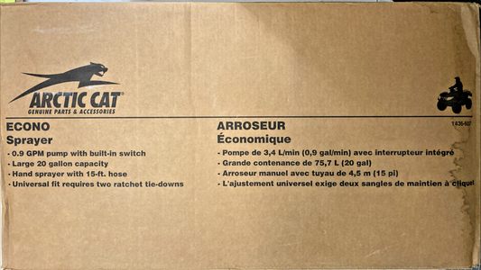 NEW GENUINE ARCTIC CAT 1436-607 Econo Sprayer Kit, 20-Gallon