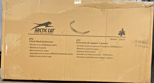NEW GENUINE ARCTIC CAT 2436-119 3 inch Rack Extension