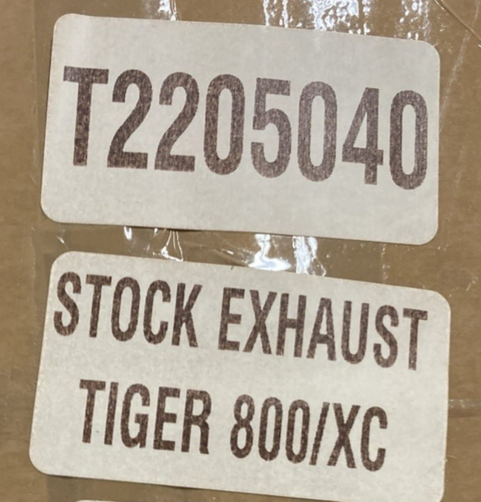NEW GENUINE TRIUMPH T2205040 Silencer, Assembly, Exhaust