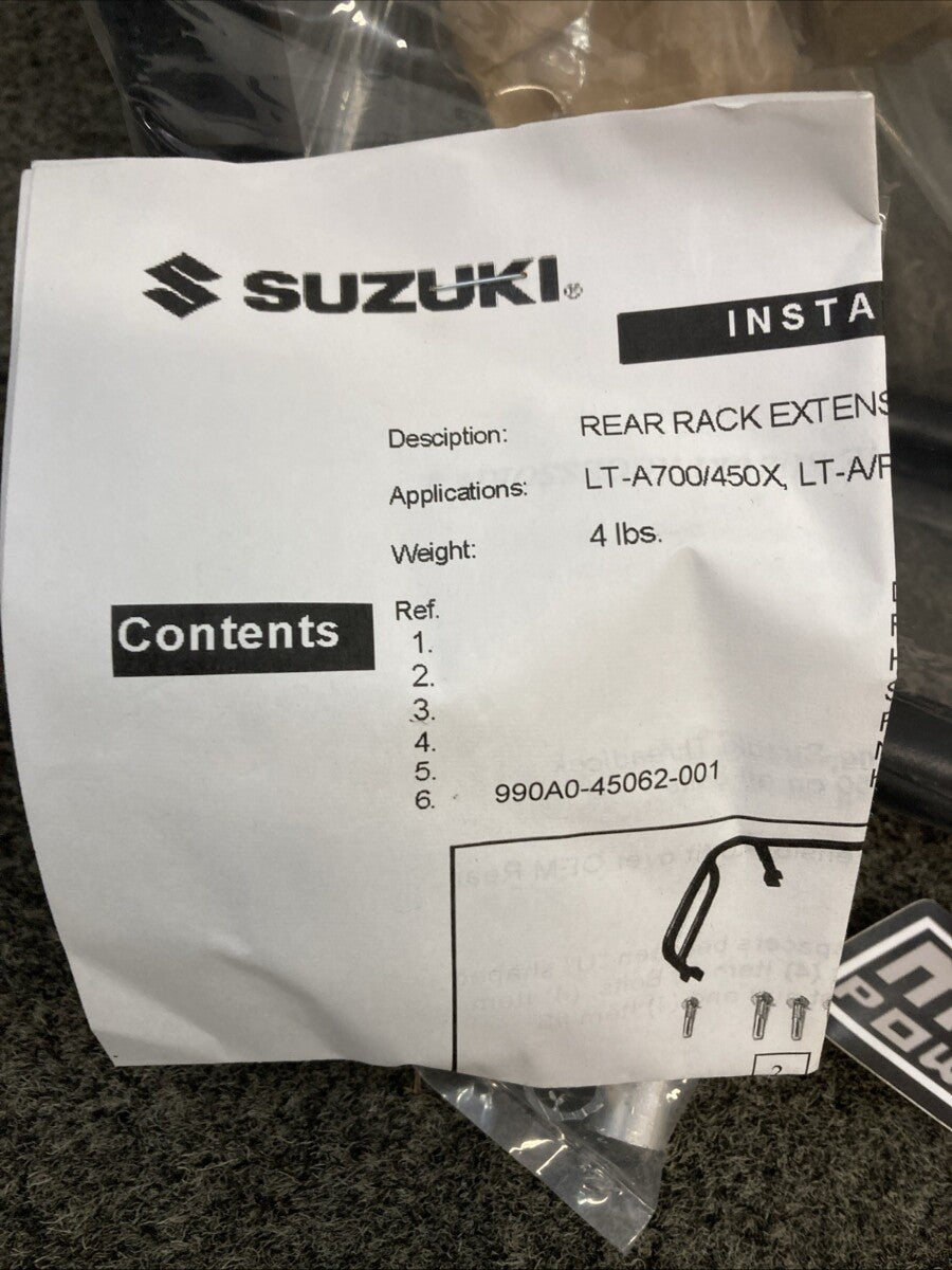 NEW GENUINE SUZUKI 990A0-45062 Rack Extension