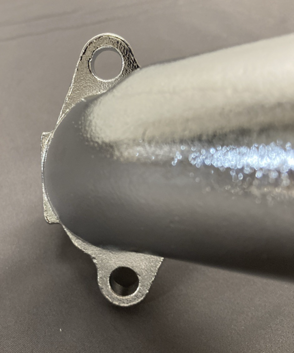 NEW GENUINE RINEHART 100-0550 CHROME SLIMLINE DUAL HEADER KIT BLACK SHIELDS