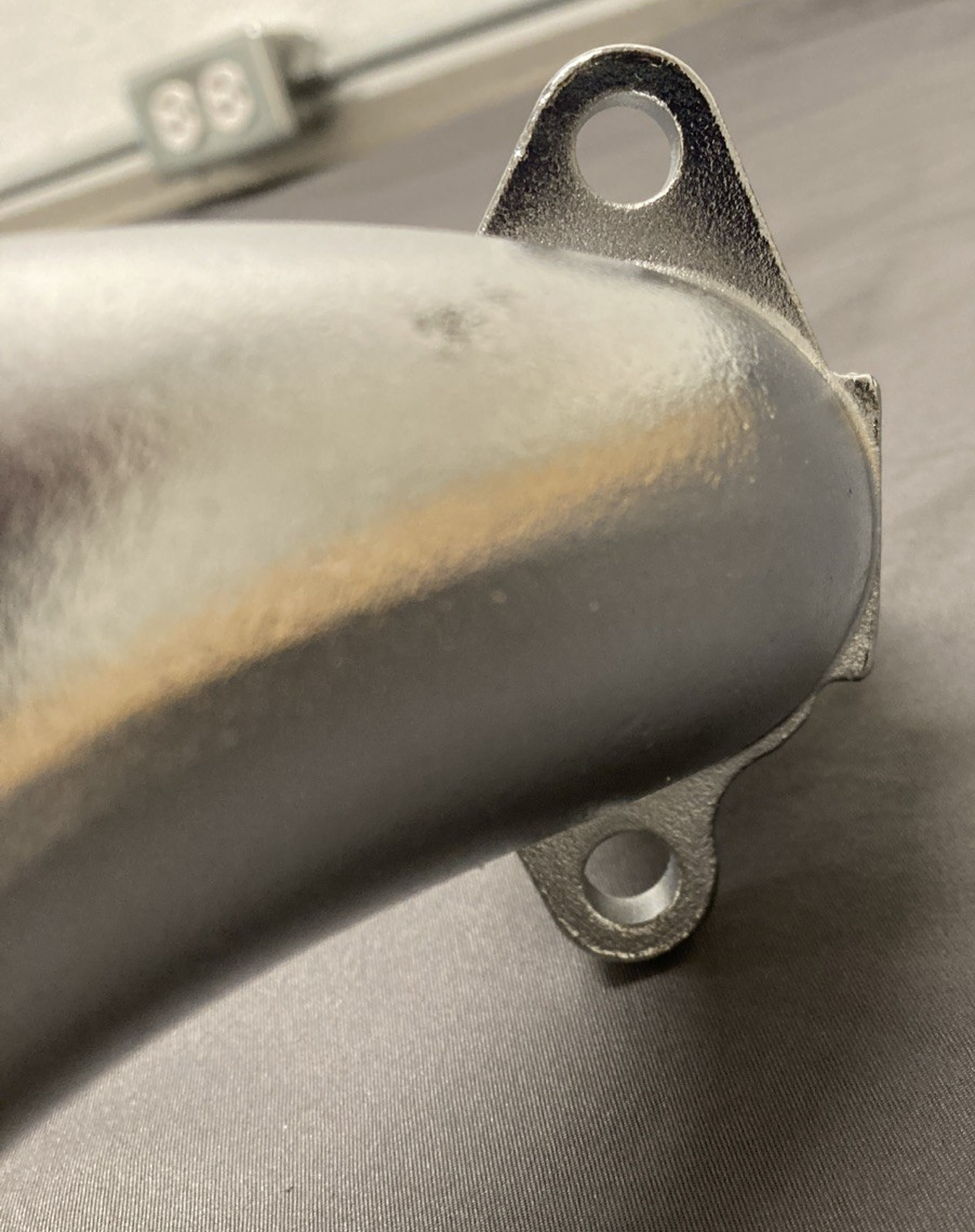 NEW GENUINE RINEHART 100-0550 CHROME SLIMLINE DUAL HEADER KIT BLACK SHIELDS