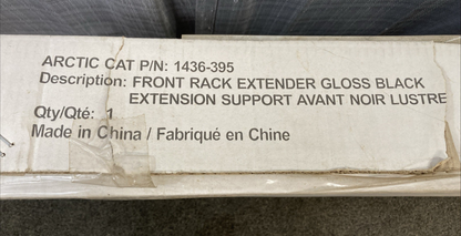 NEW GENUINE ARCTIC CAT 1436-395 Deluxe Rack Extension, Front
