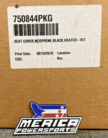 NEW GENUINE BAD BOY OFF ROAD 750844PKG SEAT COVER, NEOPRENE, BLACK, HEATED-KIT