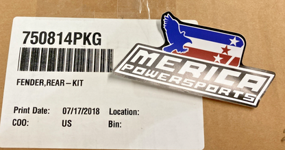 NEW GENUINE BAD BOY OFF ROAD 750814PKG Rear Fender Flares