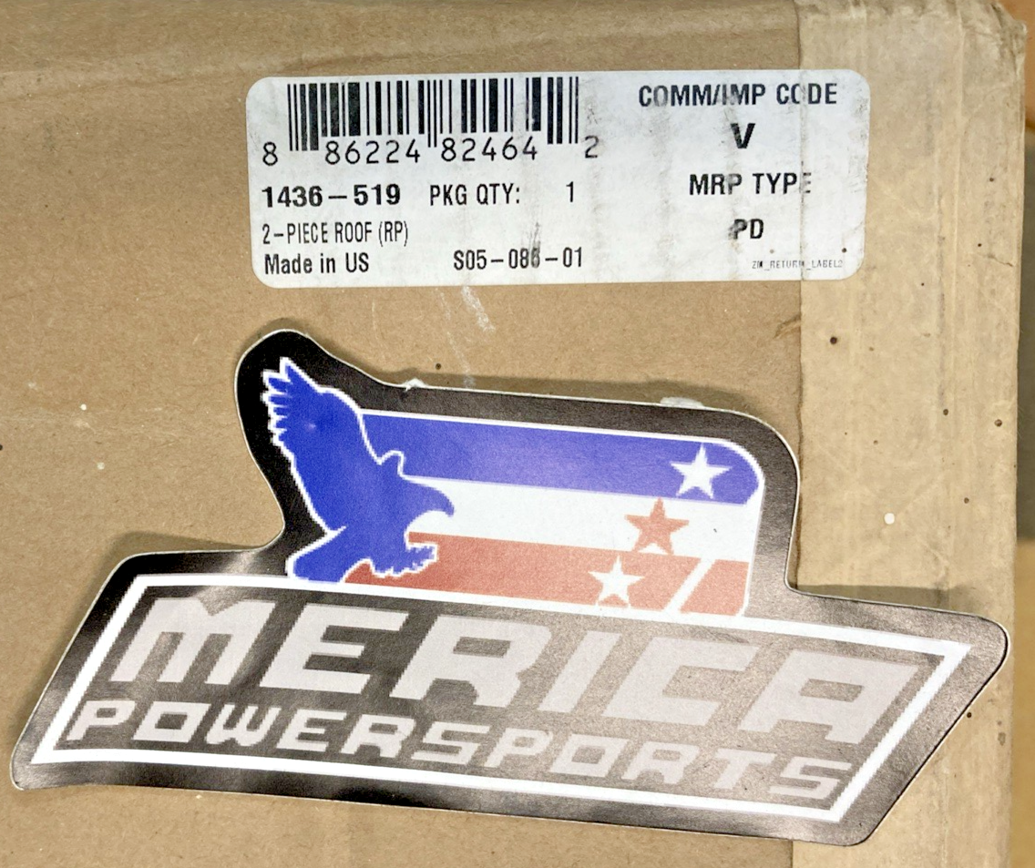 NEW GENUINE ARCTIC CAT 1436-519 VXC 2-Piece Hard Top Roof