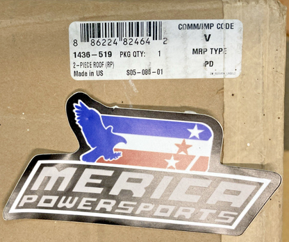 NEW GENUINE ARCTIC CAT 1436-519 VXC 2-Piece Hard Top Roof