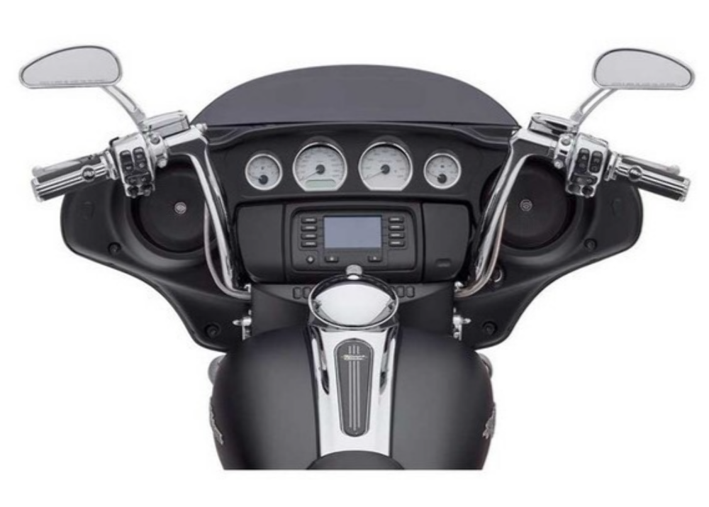 NEW GENUINE HARLEY DAVIDSON 55801004 BATWING HANDLE BAR KIT, CHROME