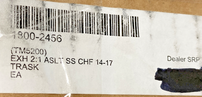 NEW GENUINE TRASK 1800-2456 ASSAULT 2:1 EXHAUST, STAINLESS STEEL