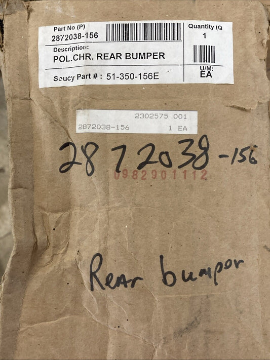 NEW GENUINE POLARIS 2872038-156 POLISHED CHROME REAR BUMPER