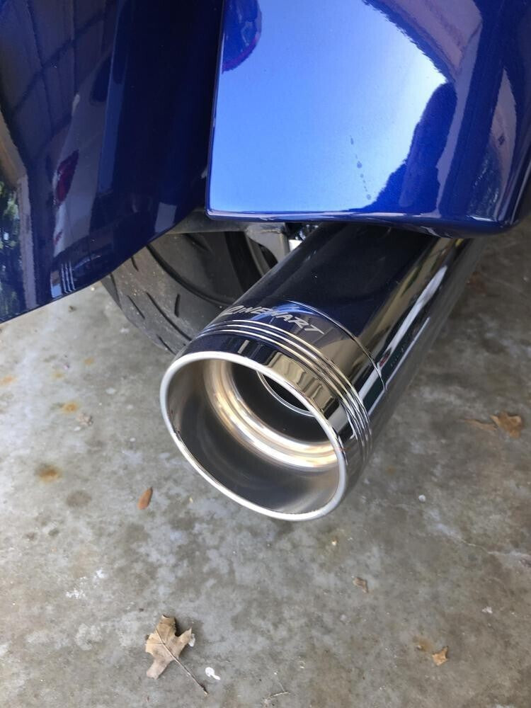 NEW GENUINE RINEHART 500-0565C 4.5 in. DBX45 Slip-On Mufflers w/Chrome Caps