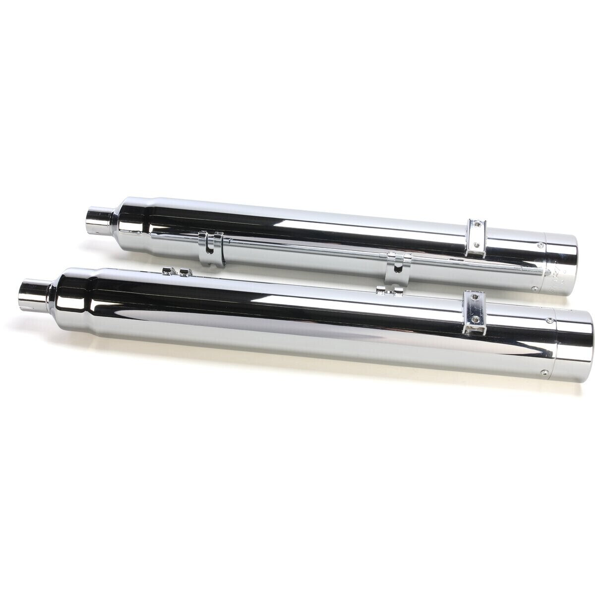 NEW GENUINE RINEHART 500-0502C Chrome 4 in. Slip-On Mufflers w/Chrome End Caps