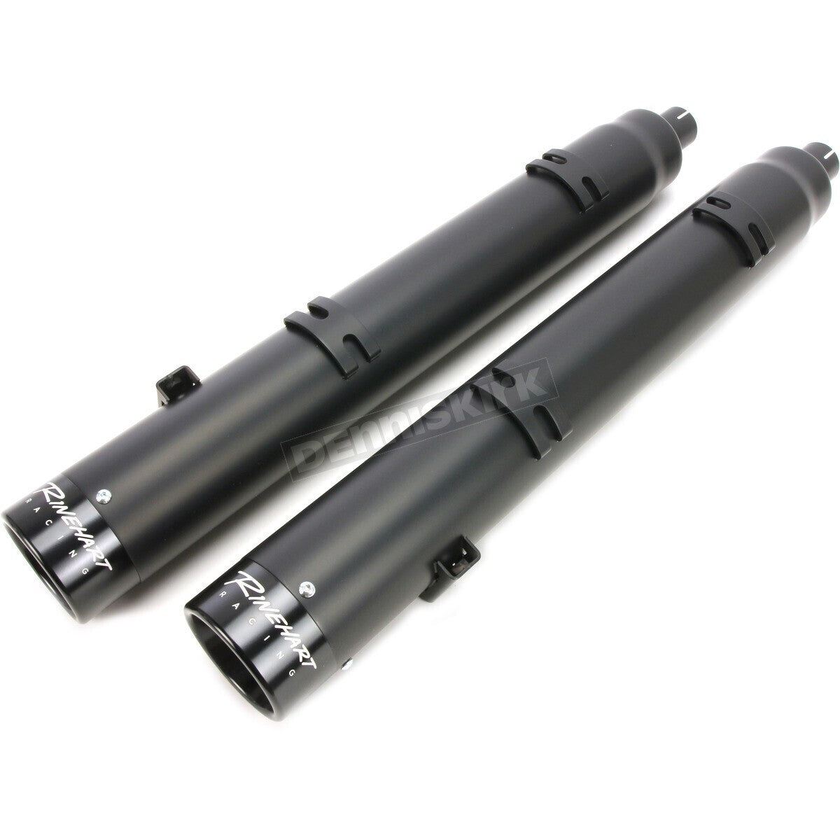 NEW GENUINE RINEHART 500-0503 Black 4 in. Slip-On Mufflers w/Black End Caps