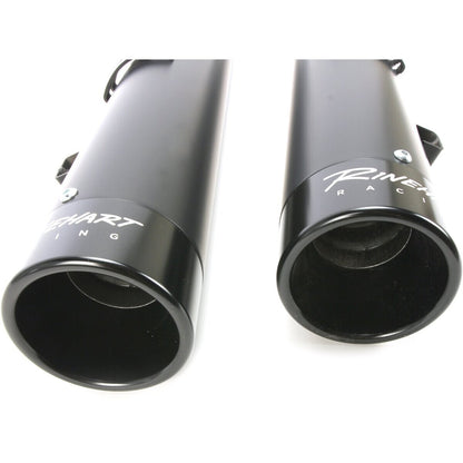 NEW GENUINE RINEHART 500-0503 Black 4 in. Slip-On Mufflers w/Black End Caps