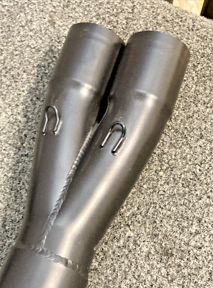 NEW GENUINE SAWICKI 930-01303 MID-LENGTH BLACK 2:1 FULL EXHAUST INCOMPLETE KIT