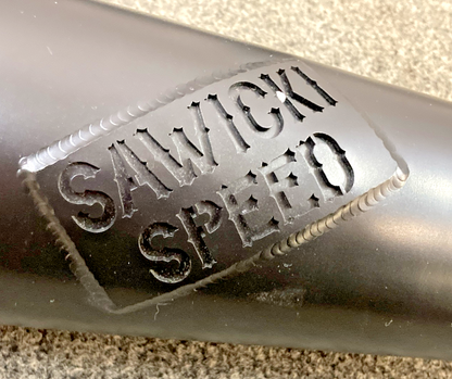 NEW GENUINE SAWICKI 930-01303 MID-LENGTH BLACK 2:1 FULL EXHAUST INCOMPLETE KIT