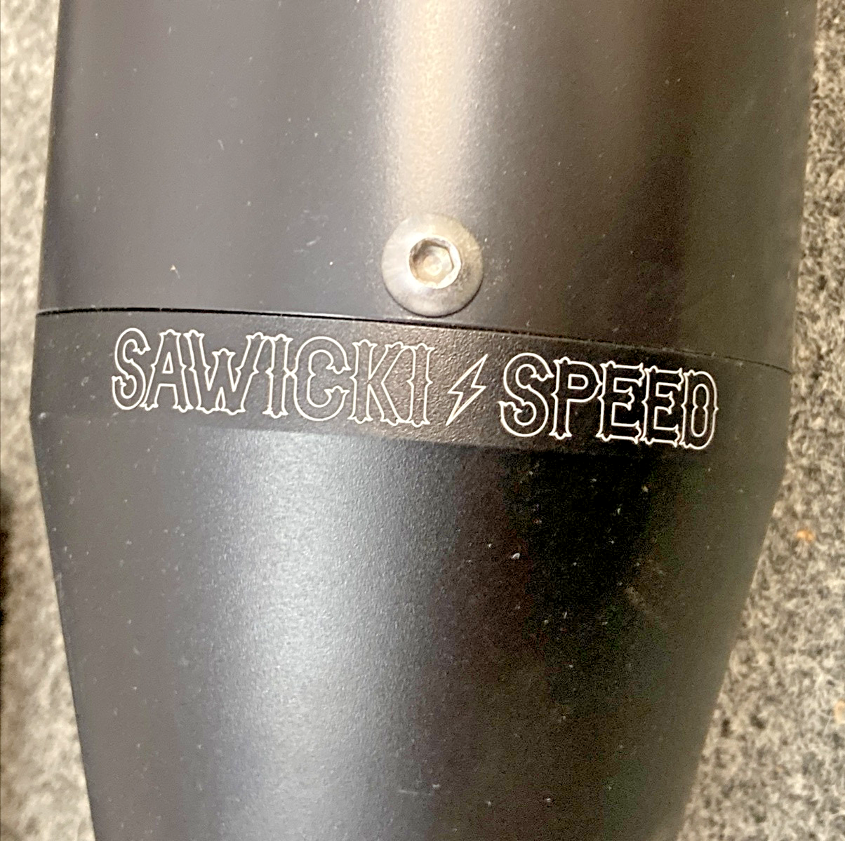 NEW GENUINE SAWICKI 930-01303 MID-LENGTH BLACK 2:1 FULL EXHAUST INCOMPLETE KIT
