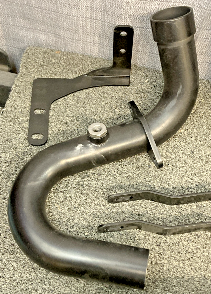 NEW GENUINE SAWICKI 930-01303 MID-LENGTH BLACK 2:1 FULL EXHAUST INCOMPLETE KIT