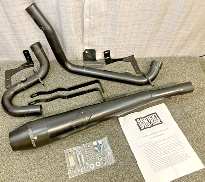 NEW GENUINE SAWICKI 930-01303 MID-LENGTH BLACK 2:1 FULL EXHAUST INCOMPLETE KIT