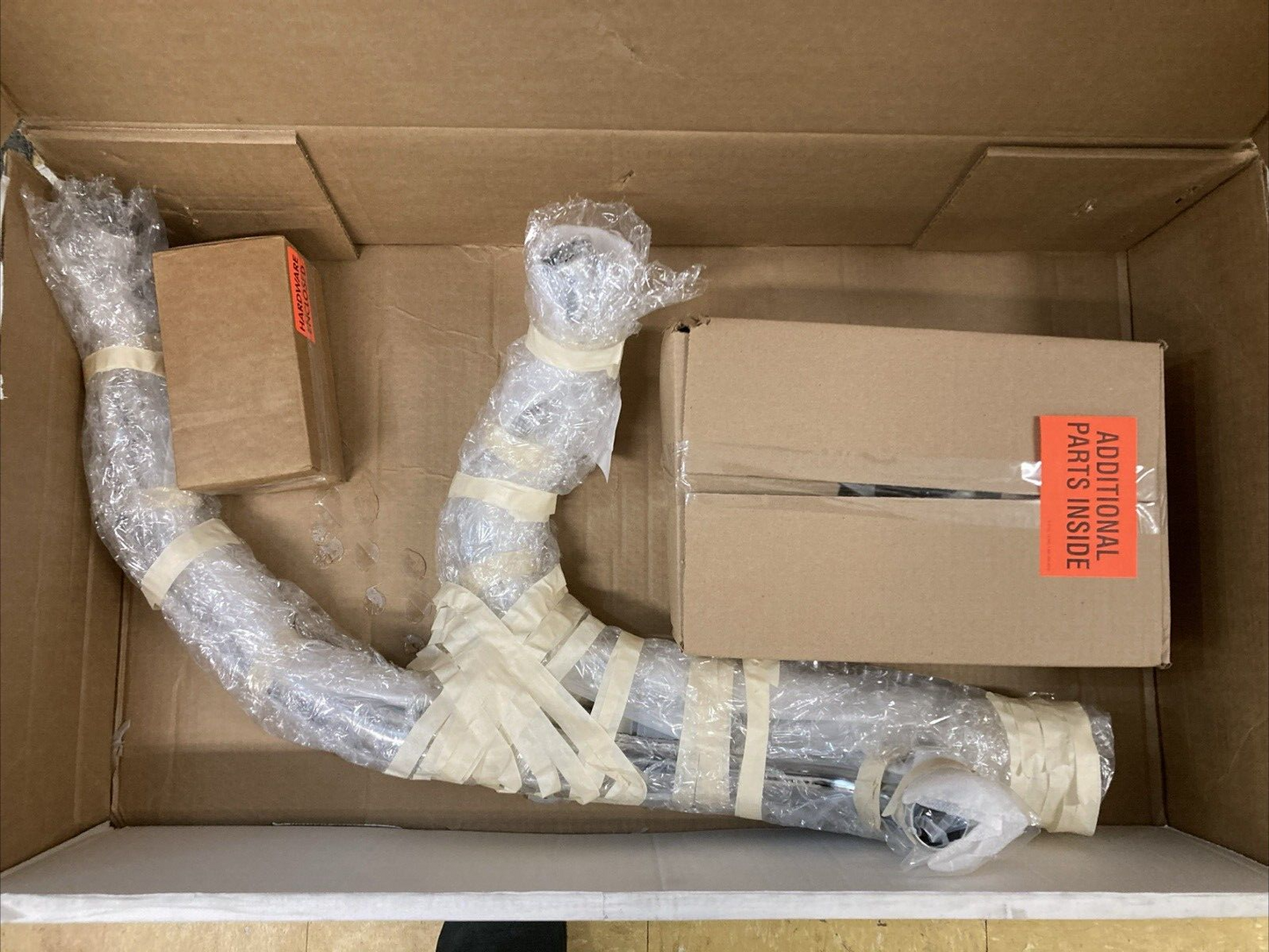 NEW GENUINE RINEHART 100-0553 Slimline Duals Headers Chrome For Indian 116