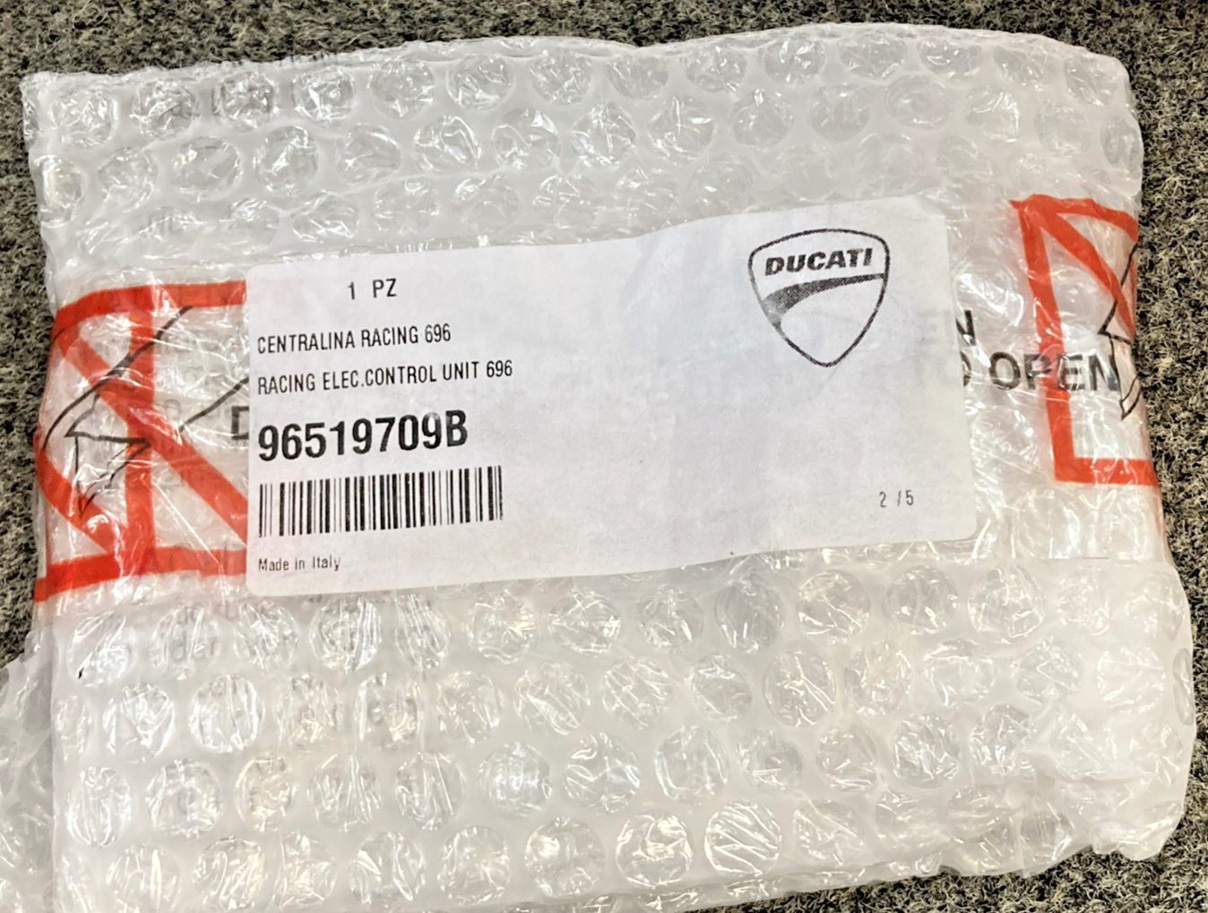 NEW GENUINE DUCATI TERMIGNONI 96457710B MONSTER 696 CARBON SLIP-ON EXHAUST