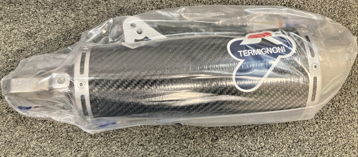 NEW GENUINE DUCATI TERMIGNONI 96457710B MONSTER 696 CARBON SLIP-ON EXHAUST