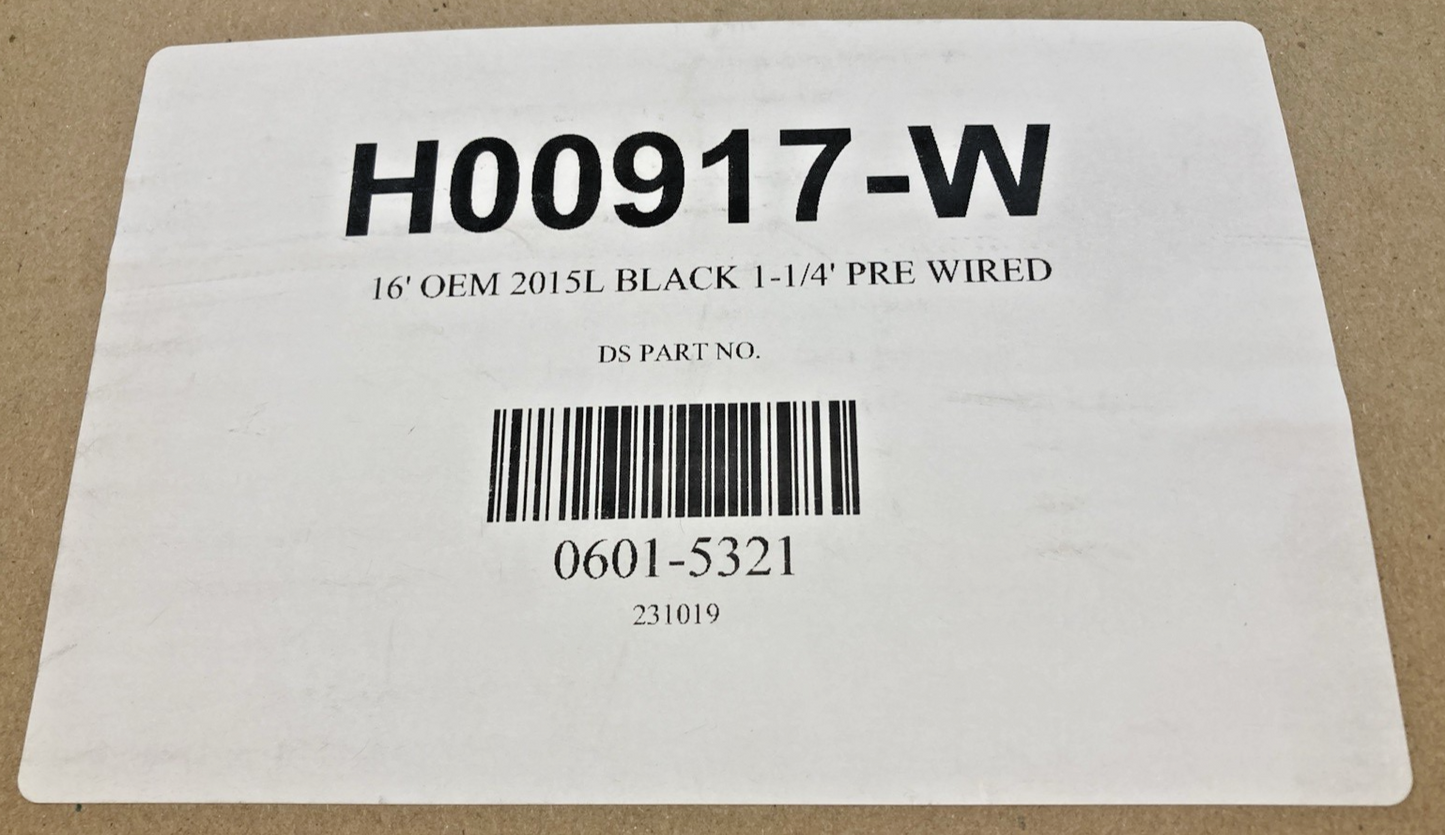 NEW REPLACES PAUL YAFFE H00917-W PRE-WIRED 16" MONKEY BAR HANDLE BAR, BLACK