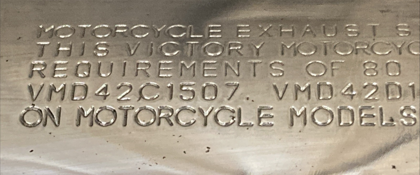 POLARIS 1261252 VICTORY ASM-MUFFLER,FRONT,STD,CRS VMD42C1507