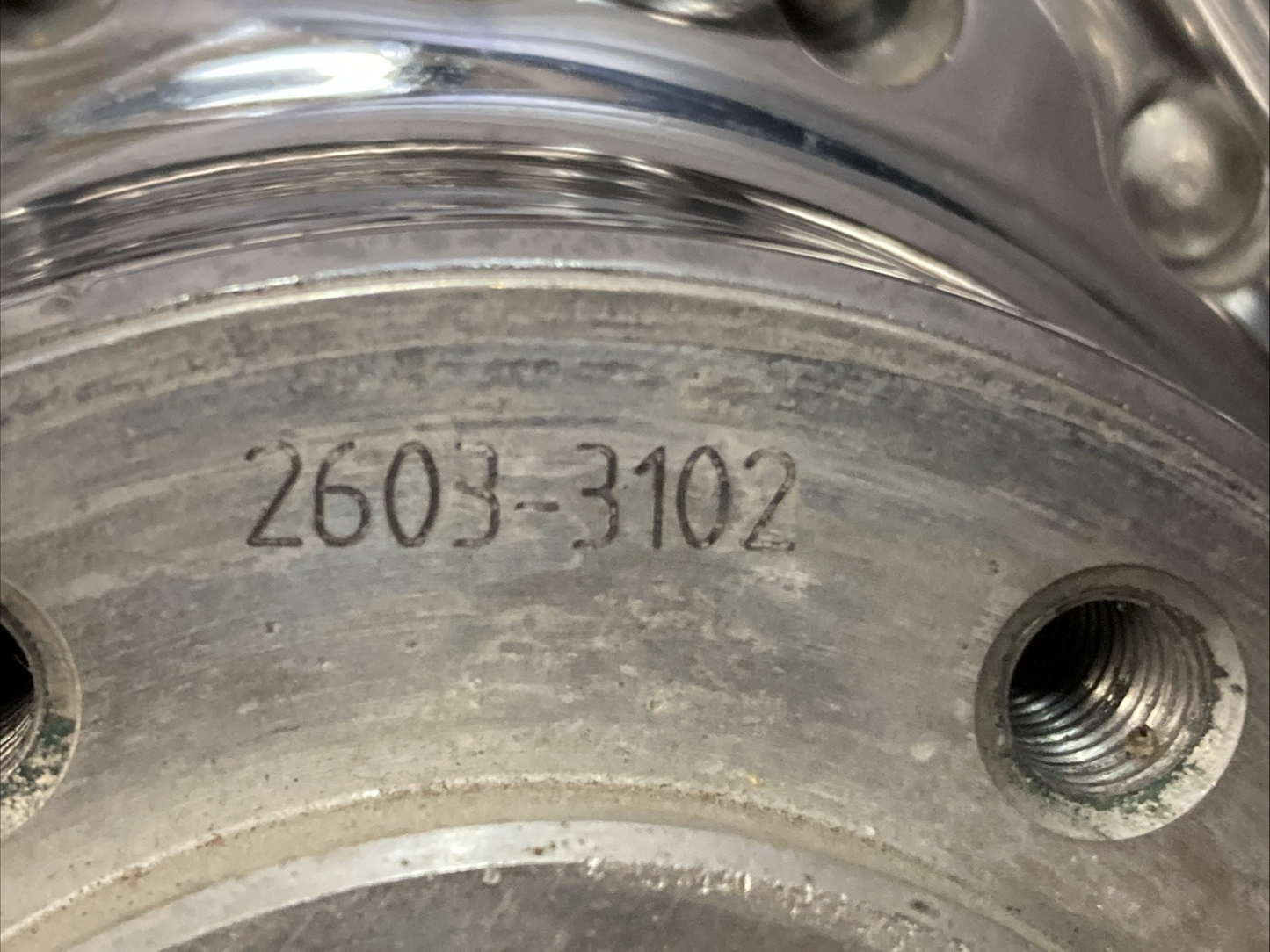 GENUINE VICTORY BEHR 5133678 21X2.15 40 SPOKE FRONT WHEEL ASSEMBLY CHROME